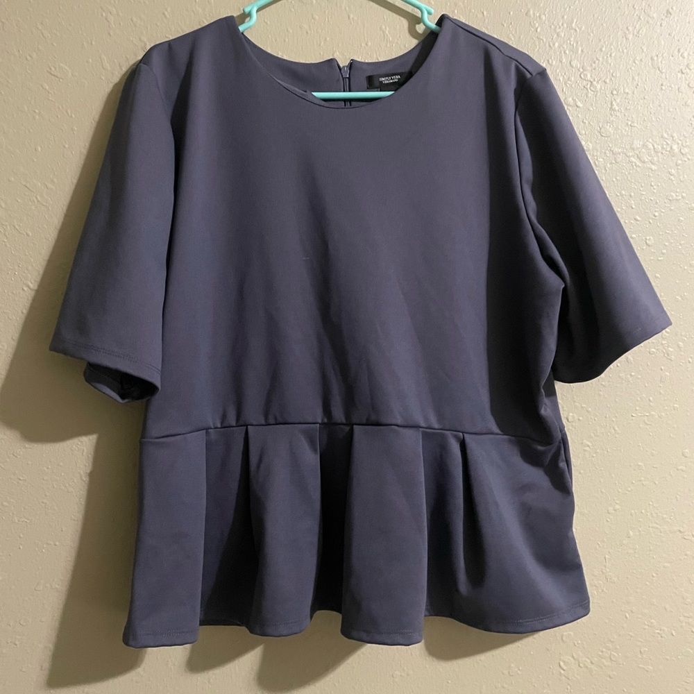 Casual plum blouse